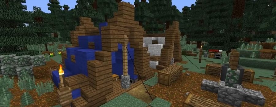 how to make a tent in Minecraft